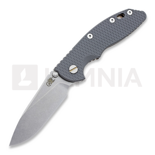 Navalha Hinderer XM-18 3,5" Non-flipper Slicer, Ti bronze, cinza