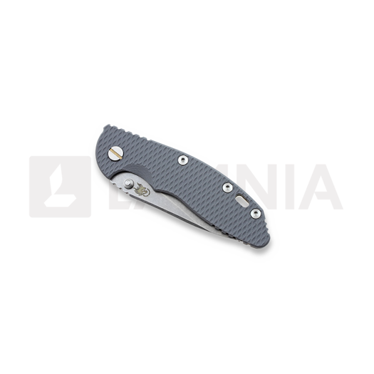 Hinderer XM-18 3,5" Non-flipper Slicer sulankstomas peilis, Ti bronze, pilka