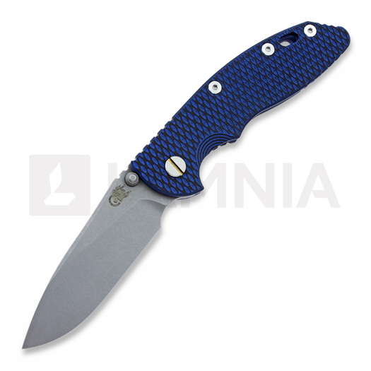 Skladací nôž Hinderer XM-18 3,5" Non-flipper Slicer WF, blue/Ti blue