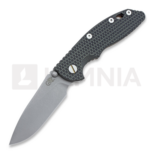 Hinderer XM-18 3,5" Non-flipper Slicer WF foldekniv, green/black