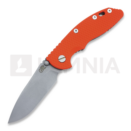 Zavírací nůž Hinderer XM-18 3,5" Non-flipper Slicer WF, oranžová