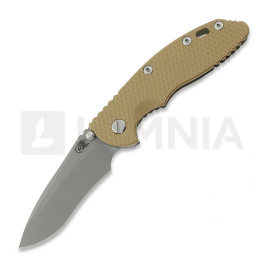 Hinderer XM-18 3.5 Recurve Magnacut Non-Flipper Battle Bronze Coyote G-10