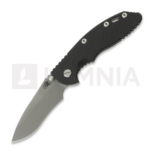 Hinderer XM-18 3.5 Recurve Magnacut Non-Flipper Working Finish Black G-10