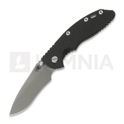 Hinderer XM-18 3.5 Recurve Magnacut Non-Flipper Working Finish Black G-10