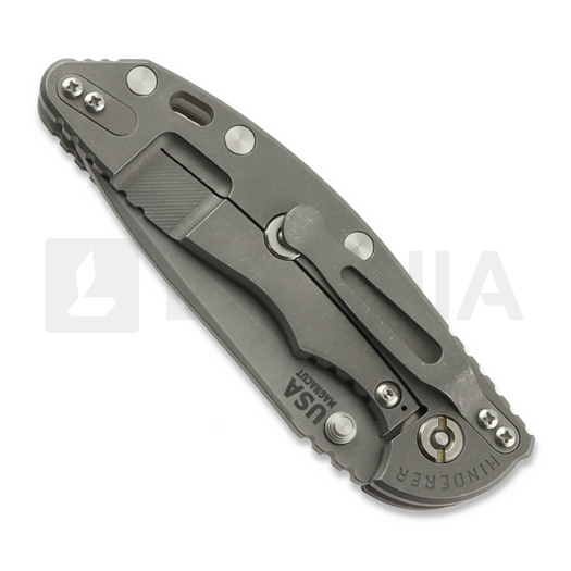 Hinderer XM-18 3.5 Recurve Magnacut Non-Flipper Working Finish Blue G-10