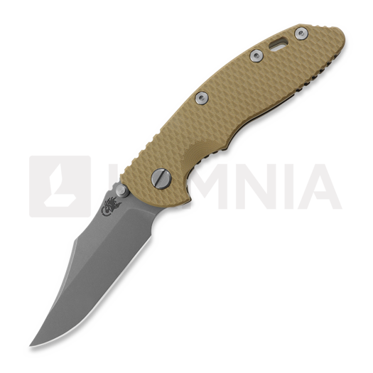 Nóż składany Hinderer XM-18 3.5 S45VN Bowie Non Flipper Tri-Way Battle Bronze Coyote G10