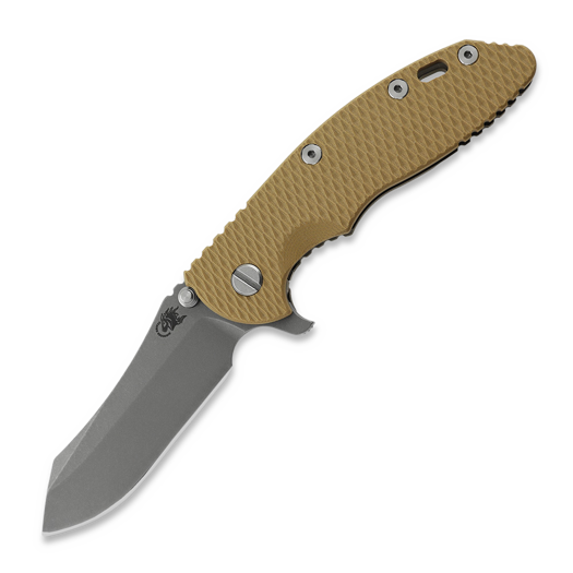 Navalha Hinderer XM-18 3.5 S45VN Skinner Tri-Way Battle Bronze Coyote G10