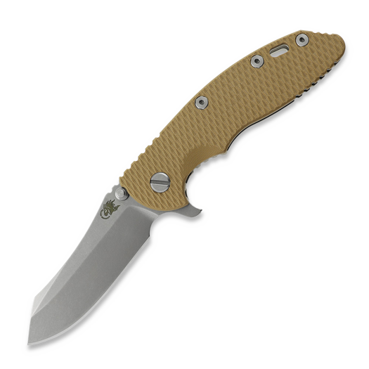 Hinderer XM-18 3.5 S45VN Skinner Tri-Way Stonewash Coyote G10 sulankstomas peilis