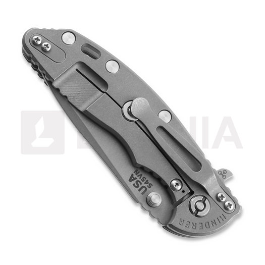 Hinderer XM-18 3.5 S45VN Spanto Tri-Way Working Finish OD Green G10 sulankstomas peilis