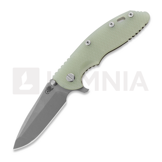 Складний ніж Hinderer XM-18 3.5 S45VN Spanto Tri-Way Working Finish Translucent Green G10