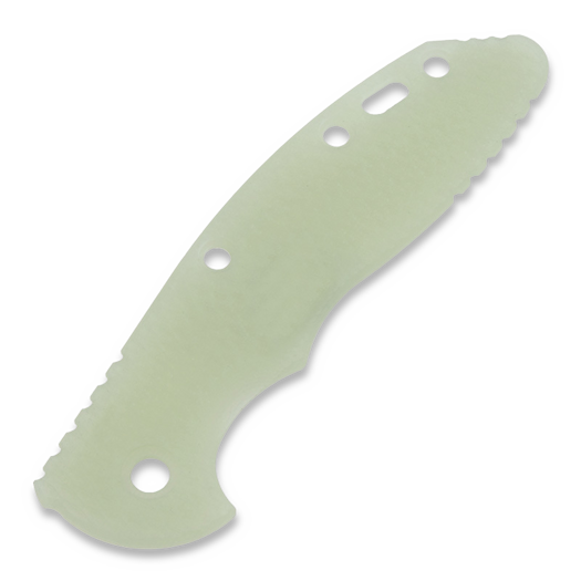 Hinderer XM-18 3.5 Scale G-10, translucent green