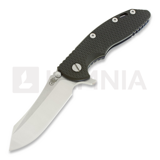 Couteau pliant Hinderer XM-18 3,5" Skinner 2-tone, black/battle finish
