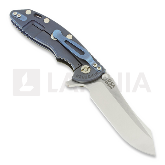 Hinderer XM-18 3,5" Skinner 2-tone sulankstomas peilis, black/battle finish