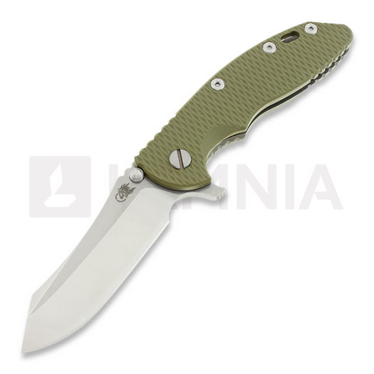 Hinderer XM-18 3,5" Skinner 2-tone 접이식 나이프, OD/ battle finish