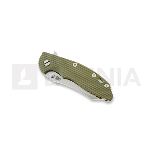 Hinderer XM-18 3,5" Skinner 2-tone foldekniv, OD/ battle finish