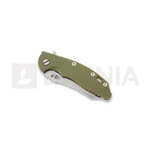 Coltello pieghevole Hinderer XM-18 3,5" Skinner 2-tone, OD/ battle finish