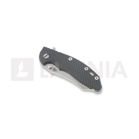 Hinderer XM-18 3,5" Skinner sulankstomas peilis, black/blue