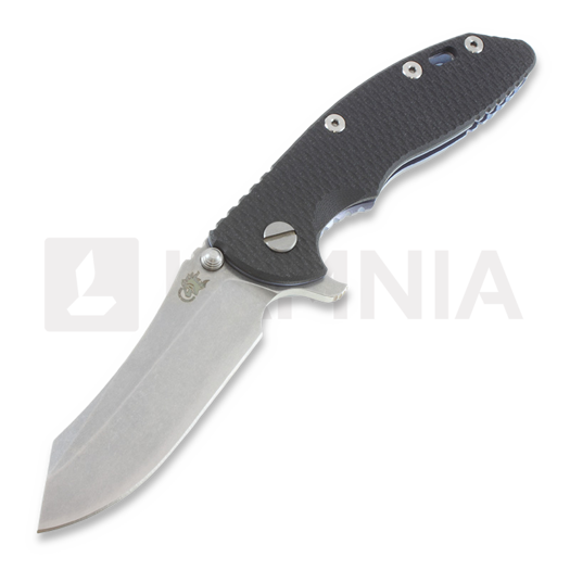 Nóż składany Hinderer XM-18 3,5" Skinner, black/TI blue