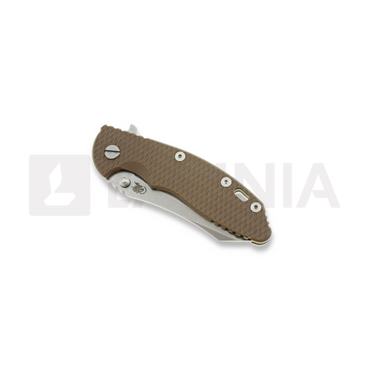 Hinderer XM-18 3,5" Skinner sulankstomas peilis, ruda
