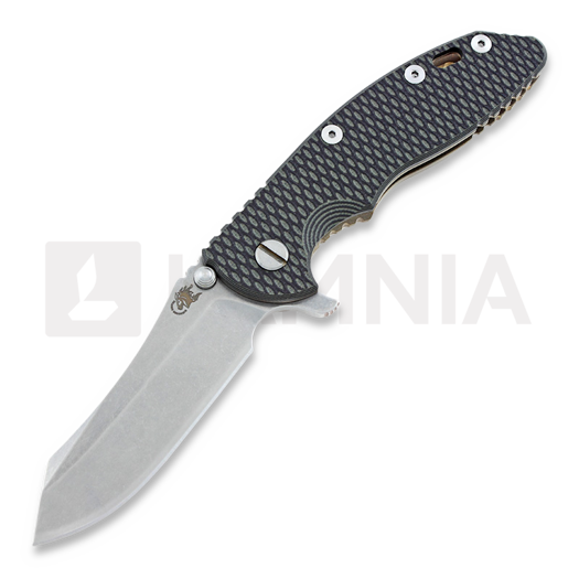 Hinderer XM-18 3,5" Skinner Containment Series foldekniv, black/green