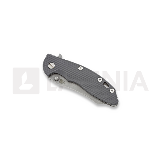 Hinderer XM-18 3,5" Skinner Containment Series sulankstomas peilis, dark grey