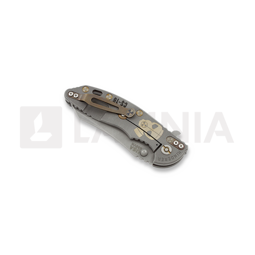 Coltello pieghevole Hinderer XM-18 3,5" Skinner Containment Series, dark grey