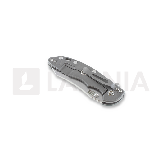 Hinderer XM-18 3,5" Skinner sulankstomas peilis, dark green/Ti battle grey
