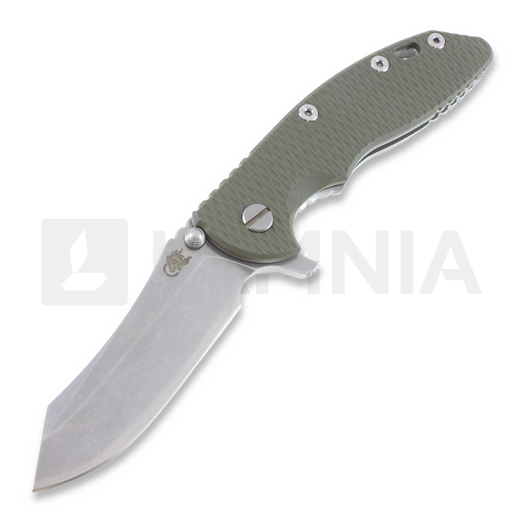 Hinderer XM-18 3,5" Skinner סכין מתקפלת, ירוק