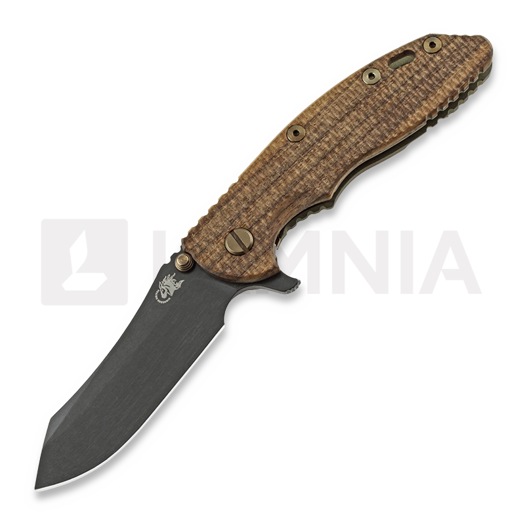 Hinderer XM-18 3.5 Skinner Tri-Way Vintage Series folding knife, textured