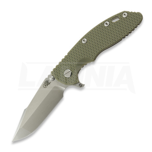 Складний ніж Hinderer XM-18 3.5 Skinny Harpoon Spanto, Magnacut, Stonewash, зелений