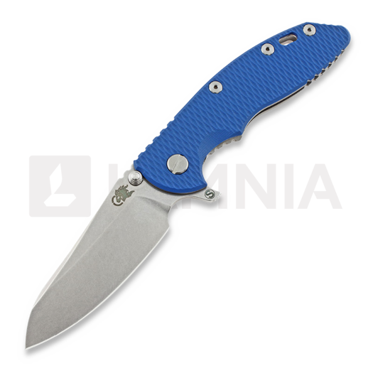 Saliekams nazis Hinderer XM-18 3.5 Skinny Sheepsfoot, stonewash, zils