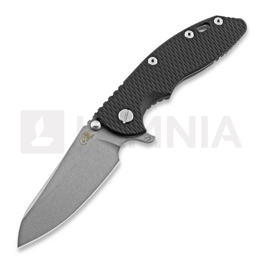 Складной нож Hinderer XM-18 3.5 Skinny Sheepsfoot, working finish, чёрный