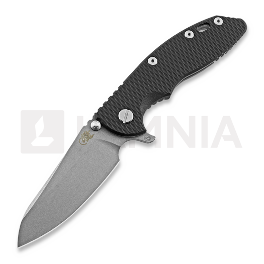 Hinderer XM-18 3.5 Skinny Sheepsfoot összecsukható kés, working finish, fekete