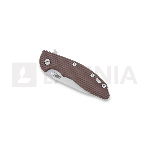 Coltello pieghevole Hinderer XM-18 3,5" Slicer, FDE G-10/Ti bronze