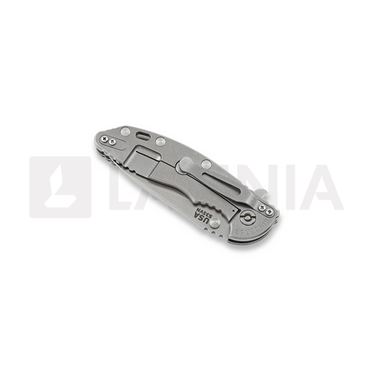 Hinderer XM-18 3,5" Slicer sulankstomas peilis, Grey G-10
