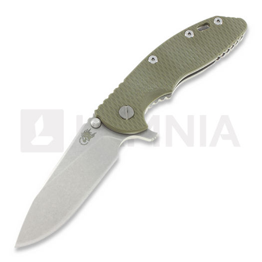 Hinderer XM-18 3,5" Slicer foldekniv, grønn