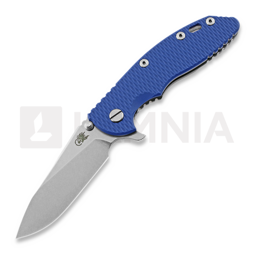 Coltello pieghevole Hinderer XM-18 3.5 Slicer, stonewash, blu