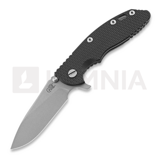 Nóż składany Hinderer XM-18 3.5 Slicer, working finish, czarny