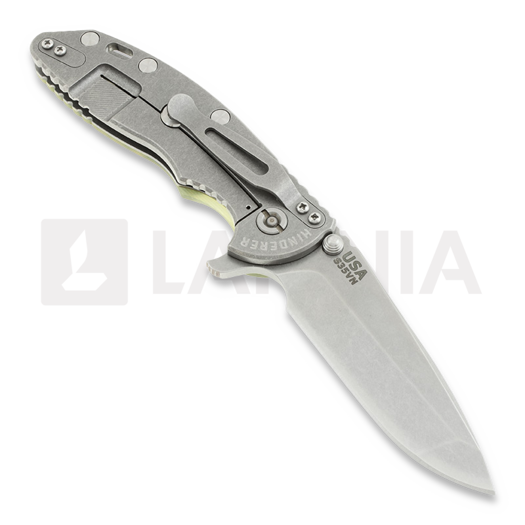 Coltello pieghevole Hinderer XM-18 3,5" Spanto, acu camo