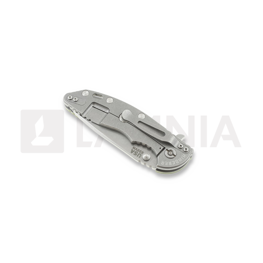 Hinderer XM-18 3,5" Spanto sulankstomas peilis, acu camo