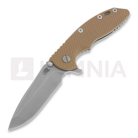 Nóż składany Hinderer XM-18 3,5" Spanto, coyote brown