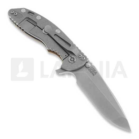 Hinderer XM-18 3,5" Spanto sulankstomas peilis, coyote brown
