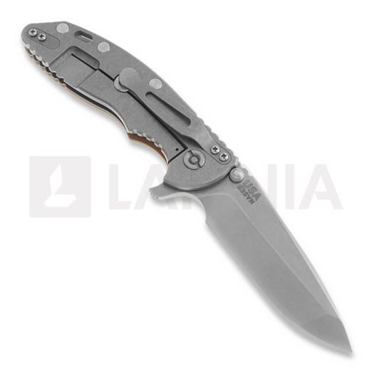 Coltello pieghevole Hinderer XM-18 3,5" Spanto, coyote brown