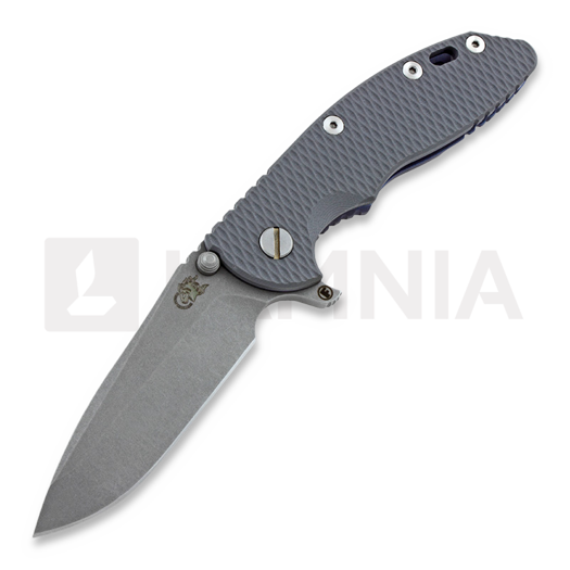 Hinderer XM-18 3,5" Spanto Fatty sulankstomas peilis, pilka