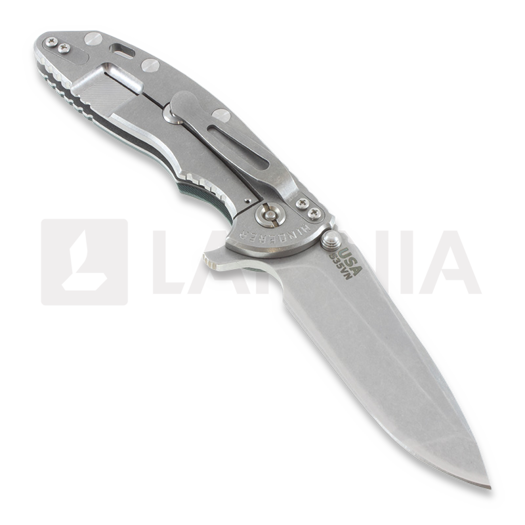 Coltello pieghevole Hinderer XM-18 3,5" Spanto, green