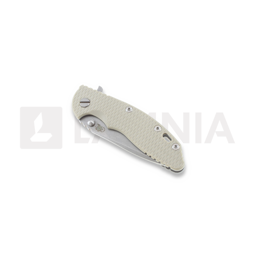 Coltello pieghevole Hinderer XM-18 3,5" Spanto, grey/Ti battle finish