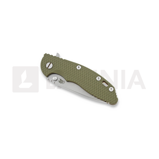 Hinderer XM-18 3,5" Spanto sulankstomas peilis, žalia