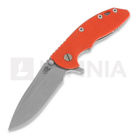 Nóż składany Hinderer XM-18 3,5" Spear Point, pomarańczowa