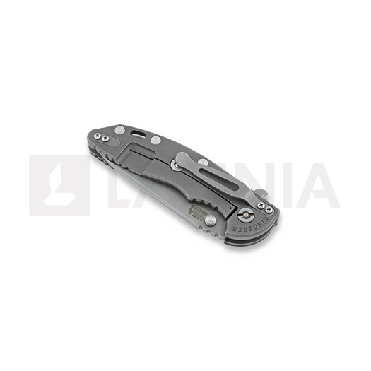 Hinderer XM-18 3,5" Spear Point working finish sulankstomas peilis, black/green