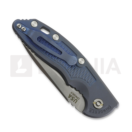 Hinderer XM-18 3.5 Spearpoint Automatic, Battle Blue